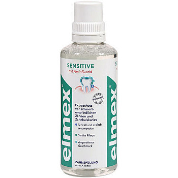 אלמקס סנסיטיב מי פה לשיניים רגישות 400 מ"ל - elmex