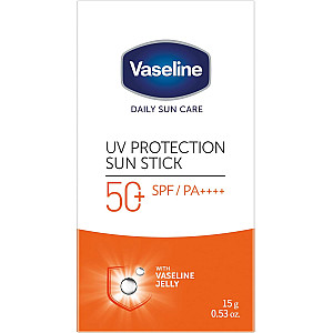  וזלין סטיק ++++SPF 50+ PA הגנה מהשמש לפנים 15 גרם - מבית VASELINE