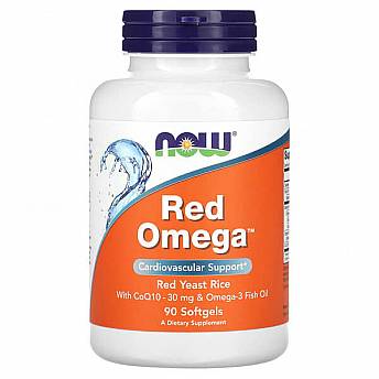 Red Omega אורז שמרים אדום 90 כמוסות רכות - מבית NOW FOODS