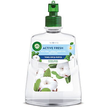 איירוויק מילוי למבשם אוויר אוטומטי בניחוח כביסה אקטיב פרש 228 מ"ל - מבית Air Wick 