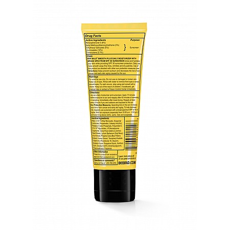 Smooth Plus קרם לחות SPF 30 יומי לראש ולפנים גבר ‏50 מ“ל - Bee Bald