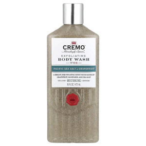 סבון רחצה לפילינג מס' 06 מלח ים ואשכולית לגבר 473 מ"ל - CREMO