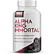 Alpha King Immortal תמיכה מלאה בהורמונים גבריים 180 כמוסות - מבית Force Factor