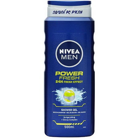 ניוואה POWER FRESH ג'ל רחצה לגבר 500 מ''ל - מבית NIVEA