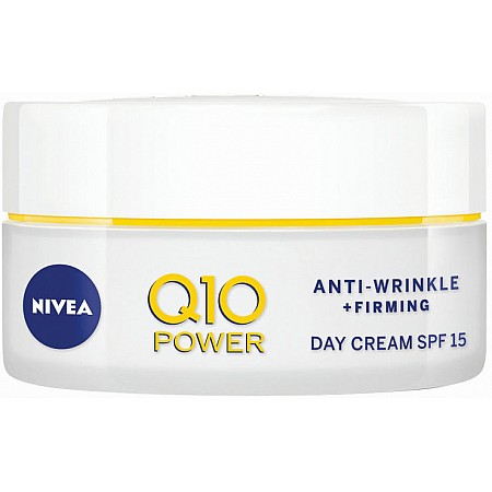 ניוואה Q10 POWER קרם יום SPF15 קו-אנזים וקריאטין 50 מ"ל - מבית NIVEA