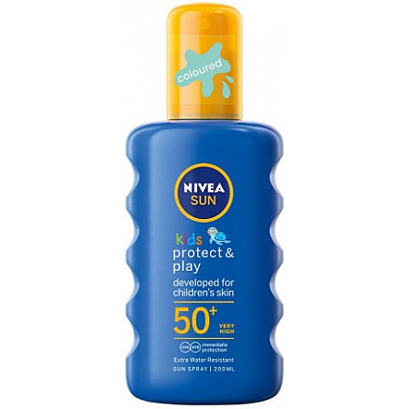 ניוואה SUN קידס תרסיס הגנה לילדים 50 SPF תכולה 200 מ"ל - מבית NIVEA