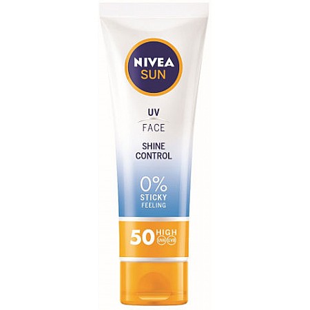 ניוואה SUN קרם הגנה לפנים SPF50 קונטרול שיין 50 מ"ל - מבית NIVEA