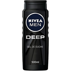 ניוואה ג'ל רחצה לגבר DEEP לגוף פנים ושיער 500 מ''ל - מבית NIVEA