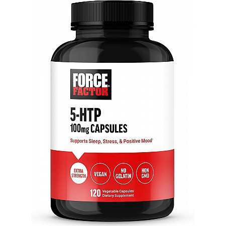 5-HTP‏ סרוטונין 100 מ"ג 120 כמוסות צמחיות - מבית Force Factor