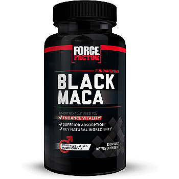 Black Maca מאקה שחורה 60 כמוסות - מבית Force Factor