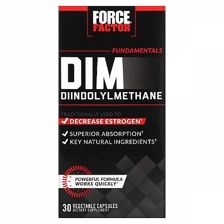 Fundamentals DIM דיינדולילמתן 30 כמוסות צמחיות - מבית Force Factor