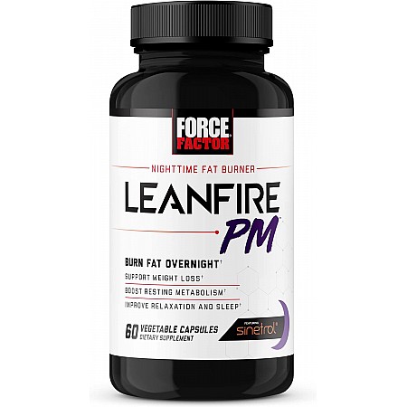 Leanfire PM שורף שומנים ללילה 60 כמוסות צמחיות - מבית Force Factor