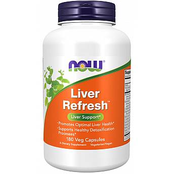 Liver Refresh תוסף לתמיכה בכבד 180 כמוסות - מבית NOW FOODS