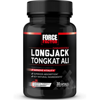 Longjack Tongkat Ali לונג ג'ק טונגקט אלי 500 מ"ג 30 כמוסות - מבית Force Factor