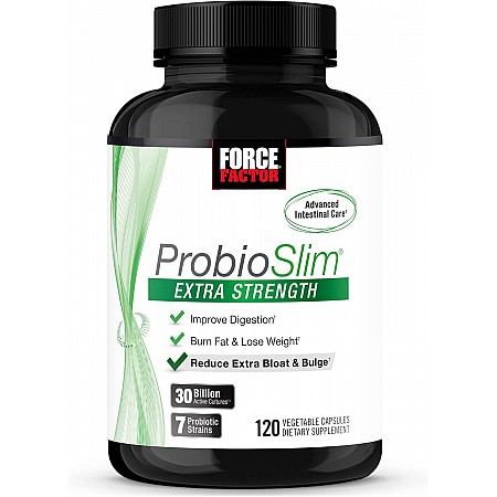 ProbioSlim פרוביוטיקה לירידה במשקל 30 מיליארד 120 כמוסות צמחיות - מבית Force Factor