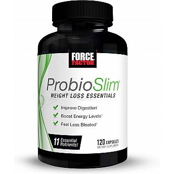 ProbioSlim רכיבים חיוניים לירידה במשקל 120 כמוסות צמחיות - מבית Force Factor