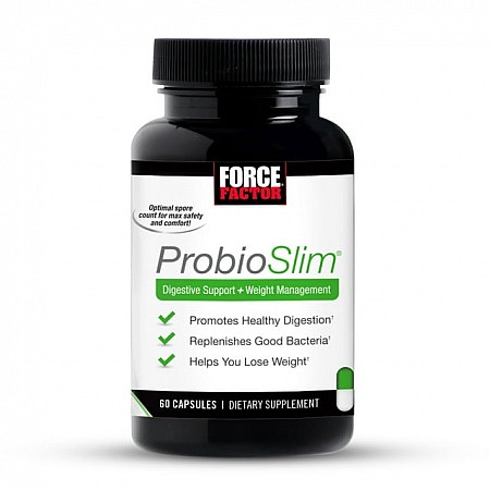 ProbioSlim תמיכה במערכת העיכול + ניהול משקל 60 כמוסות - מבית Force Factor