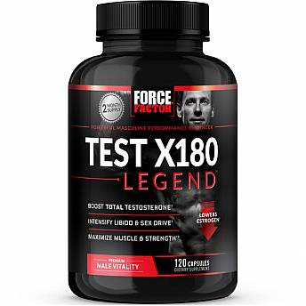 Test X180 Legend מאיץ טסטוסטרון 120 כמוסות - מבית Force Factor