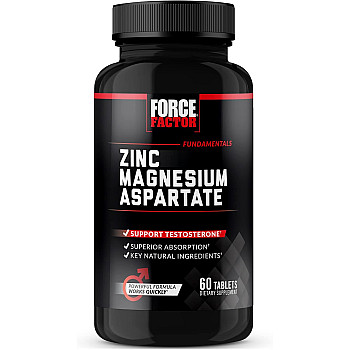 אבץ מגנזיום אספרטט 60 טבליות - מבית Force Factor