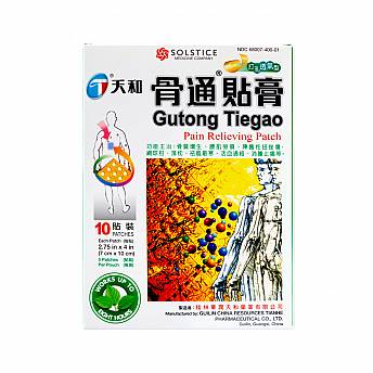 Gutong Tiegao פלסטר רפואה סינית להקלה על כאבים 10 מדבקות - Tianhe‏