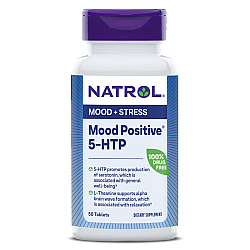 5-הידרוקסי-טריפטופן 5-HTP לשמירה על מצב רוח טוב 50 טבליות - מבית Natrol
