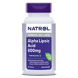 חומצה אלפא ליפואית 600 מ"ג 45 טבליות - מבית Natrol