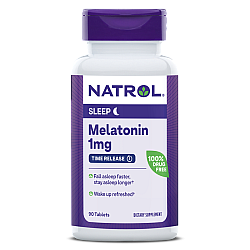 מלטונין 1 מ"ג 90 טבליות - מבית Natrol