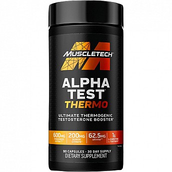 Alpha Test Thermo XTR פי 4 טסטוסטרון -  90 כמוסות - מבית MuscleTech