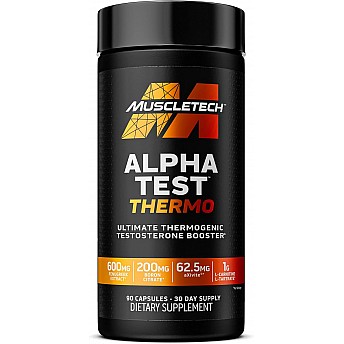 Alpha Test Thermo שורף שומן 90 כמוסות - מבית MuscleTech