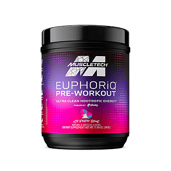 EuphoriQ טרום קדם אימון - בטעם ברד - 340 גרם - מבית MuscleTech