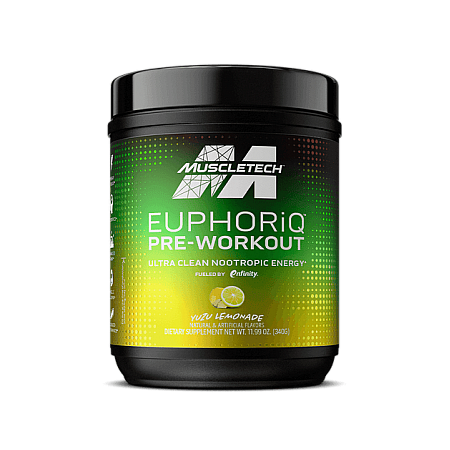 EuphoriQ טרום קדם אימון - לימונדת - 340 גרם - מבית MuscleTech