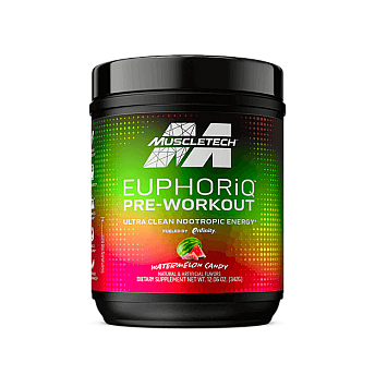 EuphoriQ טרום קדם אימון - סוכריות אבטיח - 342 גרם - מבית MuscleTech