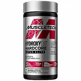 Hydroxycut Hardcore Super Elite תוסף תרמוגני שורף שומן 120 כמוסות - מבית MuscleTech