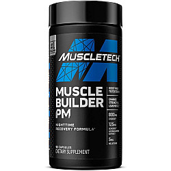 Muscle Builder PM תוסף תזונה להתאוששות השרירים לשעות הלילה 90 כמוסות - מבית MuscleTech