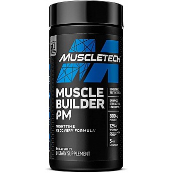 Muscle Builder PM תוסף תזונה להתאוששות השרירים לשעות הלילה 90 כמוסות - מבית MuscleTech