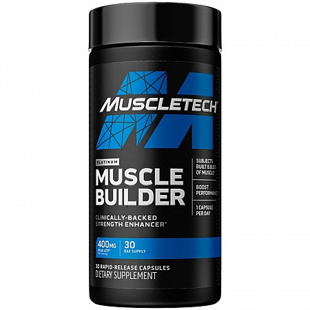 Platinum Muscle Builder תוסף תזונה לבניית שריר - שחרור מהיר - 30 כמוסות - מבית MuscleTech