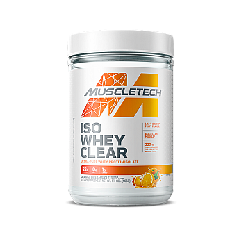 ISO Whey Clear חלבון מבודד טהור במיוחד בטעם תפוז - 505 גרם - מבית MuscleTech