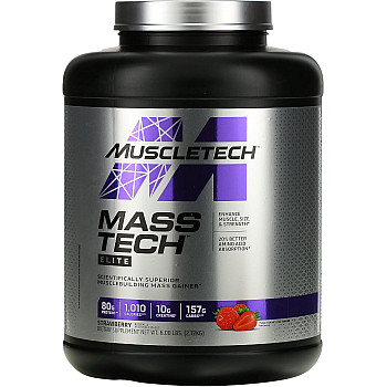 גיינר Mass Tech Elite בטעם תות 2.72 ק"ג - מבית MuscleTech