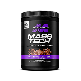 גיינר עלייה במסה Mass Tech בטעם שוקולד 1.81 ק"ג - מבית MuscleTech