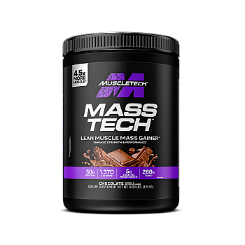 גיינר עלייה במסה Mass Tech בטעם שוקולד 1.81 ק"ג - מבית MuscleTech