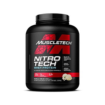 חלבון מי גבינה איזולט Nitro-Tech‎ וניל 1.81 ק"ג - מבית MuscleTech