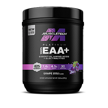 פלטינום 100% EAA+‎ - ענבים - 387 גרם - מבית MuscleTech