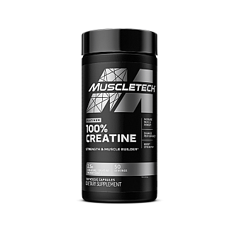 פלטינום 100% קריאטין 100 כמוסות צמחיות - מבית MuscleTech