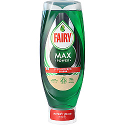 פיירי נוזל לניקוי כלים מקס פאור אורגינל  650 מ"ל - מבית FAIRY