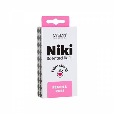 מילוי לכל סוגי NIKI ניקי בניחוח אפרסק ורוז Peach & Rose - מבית Mr & Mrs Fragrance