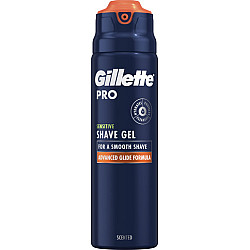  ג'ילט ג'ל גילוח פרו לעור רגיש 200 מ"ל  - מבית Gillette
