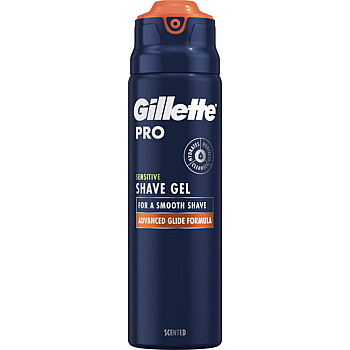  ג'ילט ג'ל גילוח פרו לעור רגיש 200 מ"ל  - מבית Gillette