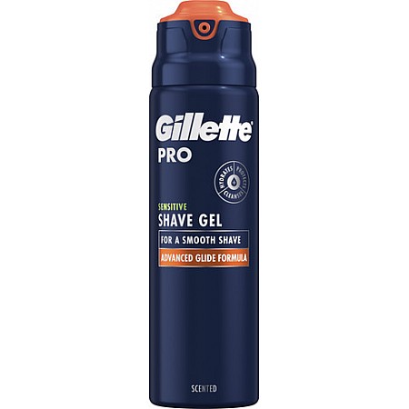 ג'ילט ג'ל גילוח פרו לעור רגיש 200 מ"ל  - מבית Gillette