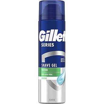 ג'ילט סירייס ג'ל גילוח ירוק לרגיש 200 מ"ל  - מבית Gillette