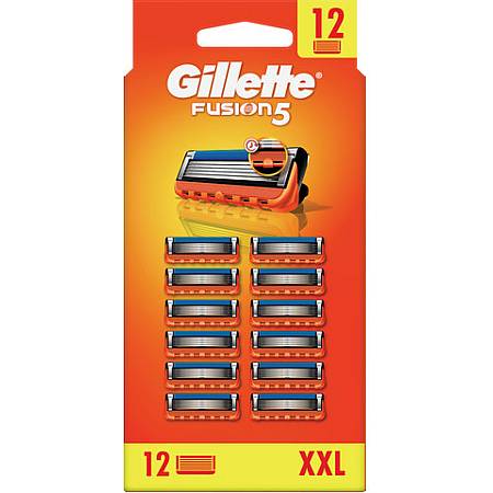 ג'ילט פיוז'ן 5 מארז סכיני גילוח 12 סכינים - מבית Gillette